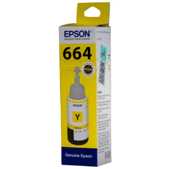 EPSON Yellow Ink Bottle-T6644 - 664-70 ml EPSON Yellow Ink Bottle-T6644 - 664-70 ml