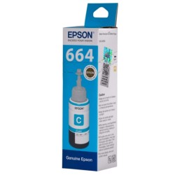 Printers, Inks & Accessories: EPSON Cyan Ink Bottle-T6642 -664-70 ml