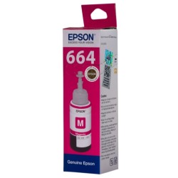 Printers, Inks & Accessories: EPSON Magenta Ink Bottle-T6643 - 664-70 ml